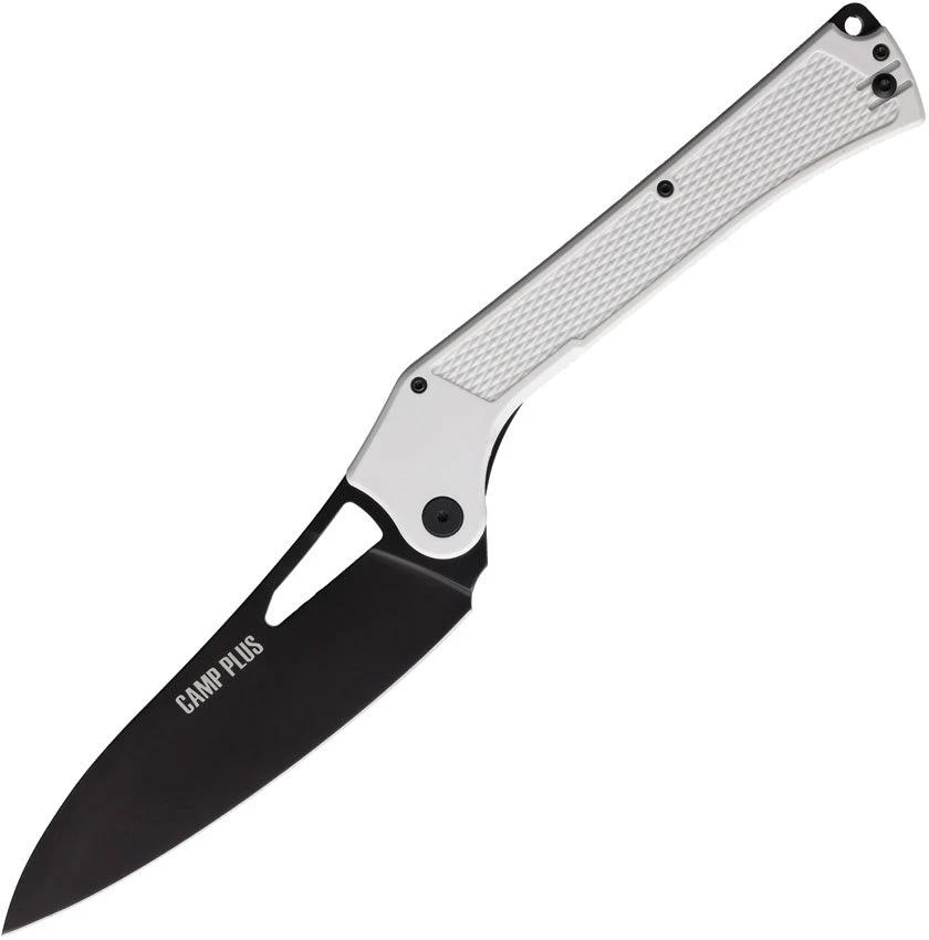 Ontario Camp Plus EDC Linerlock Wht CP LARGE KNIFE OD WHITE TC by Ontario