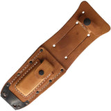 Ontario Air Force Survival ON6150 Knife Rugged Sawback 5 Inch Blade Leather Grip For Outdoor Enthusiasts by Ontario