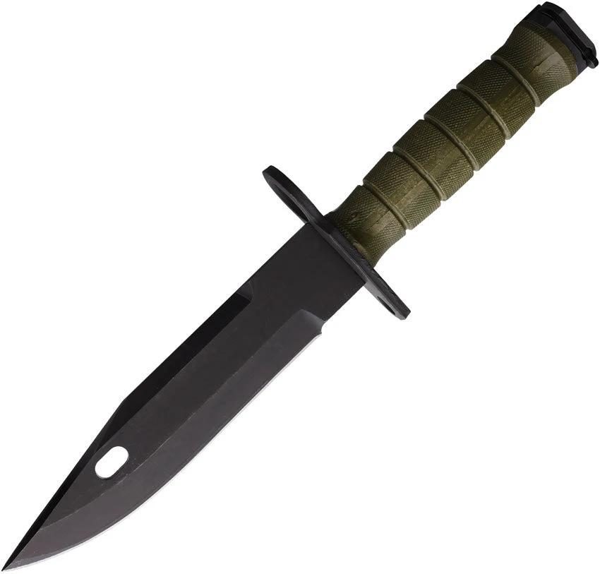 Ontario M-9 Combat Knife Green No Saw M9 GREEN NO SAW by Ontario