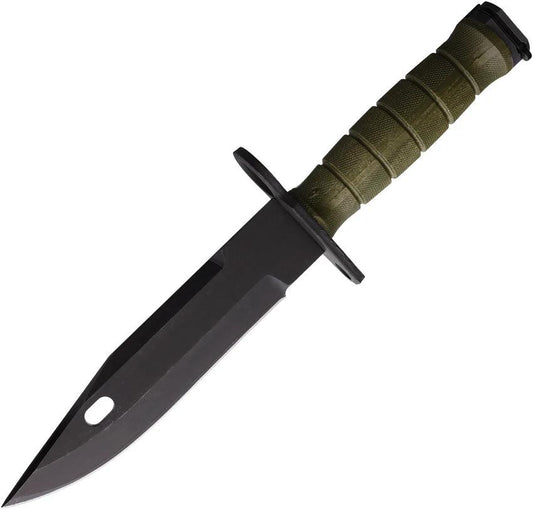 Ontario M-9 Combat Knife Green No Saw M9 GREEN NO SAW by Ontario