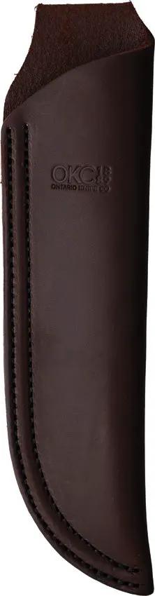 Ontario XL Hunter Fixed Blade Knife - Red Micarta Handle, Full Tang, USA Made, 1095HC by Ontario