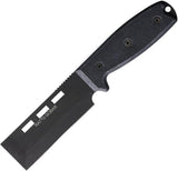 Ontario RAT 3 Gobar Fixed Blade Knife With Full Tang Micarta Handle And Coated Carbon Steel For Outdoor Enthusiasts by Ontario