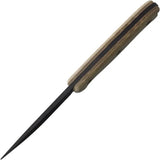 Ontario TAK 2 Fixed Blade Knife - Full Tang 1075HC Steel With Honey Wood Handle For Survival by Ontario