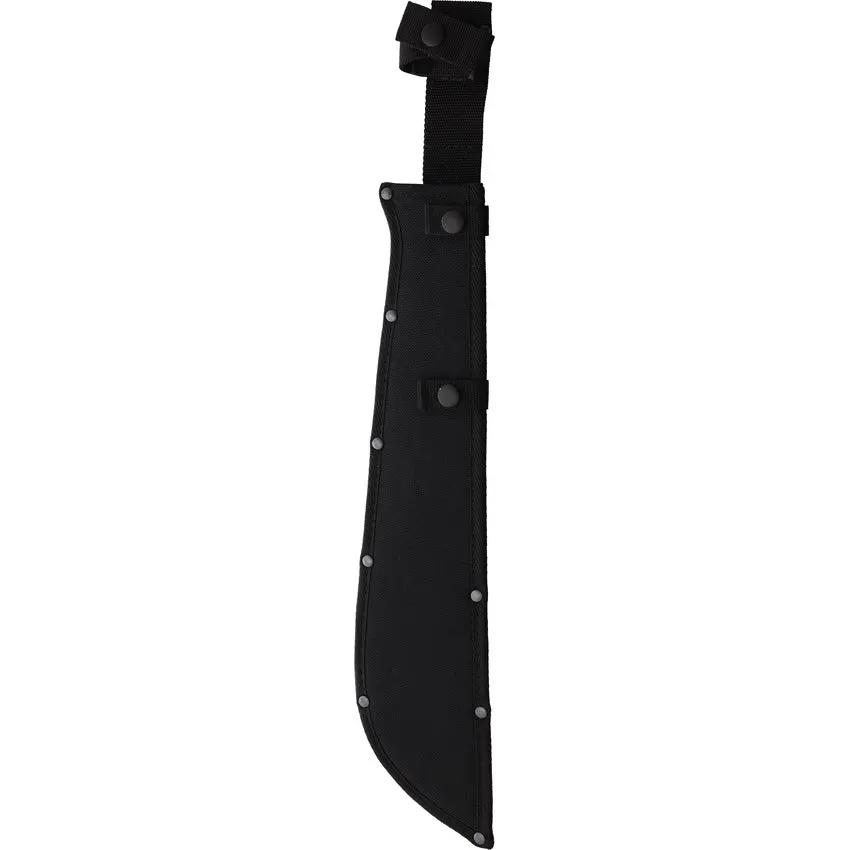 Ontario Bushcraft Machete 16 Inch Full Tang Canvas Micarta Handle - Rugged Nylon Sheath Included by Ontario