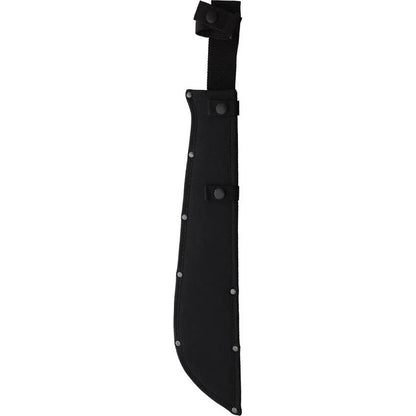 Ontario Bushcraft Machete 16 Inch Full Tang Canvas Micarta Handle - Rugged Nylon Sheath Included by Ontario