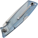 Ontario Ice Series Lockback 8798SB Folding Knife - Satin Blade For Everyday Carry Outdoors by Ontario
