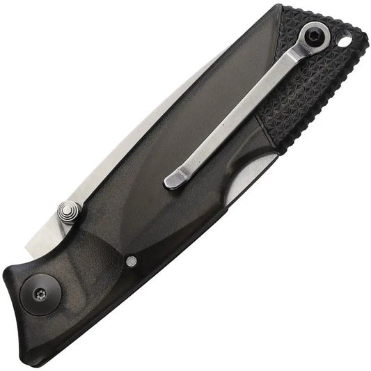 Ontario Lockback Ice Series 8798SMK - Compact EDC Knife With 2.63 Inch Satin Blade For Outdoor Use by Ontario