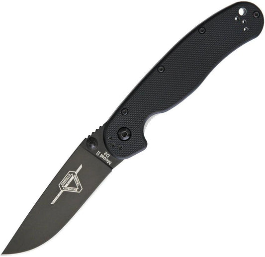Ontario RAT II Linerlock Black D2 8830 by Ontario