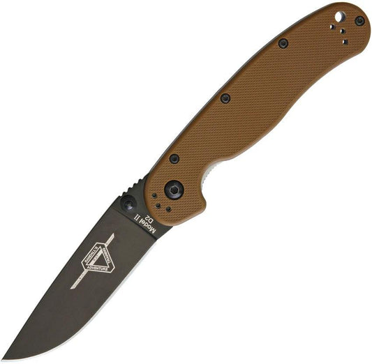 Ontario RAT II Linerlock Coyote Brown 8830CB by Ontario