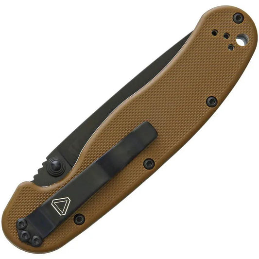 Ontario RAT II Linerlock Knife - Compact EDC Folding Knife With D2 Blade And Pocket Clip by Ontario