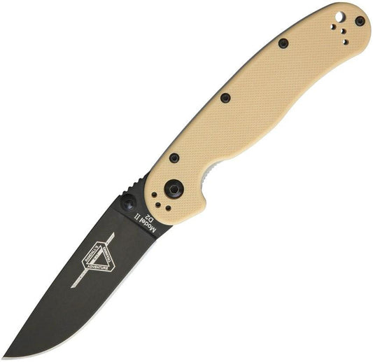 Ontario RAT II Linerlock Desert Tan D2 8830DT by Ontario