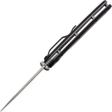 Ontario RAT II D2 CF Linerlock Knife - Slim Lightweight EDC Companion With 3In Satin D2 Blade by Ontario