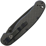 Ontario Rat II Linerlock Folding Knife D2 Tool Steel With Carbon Fiber Handle For EDC Enthusiasts by Ontario