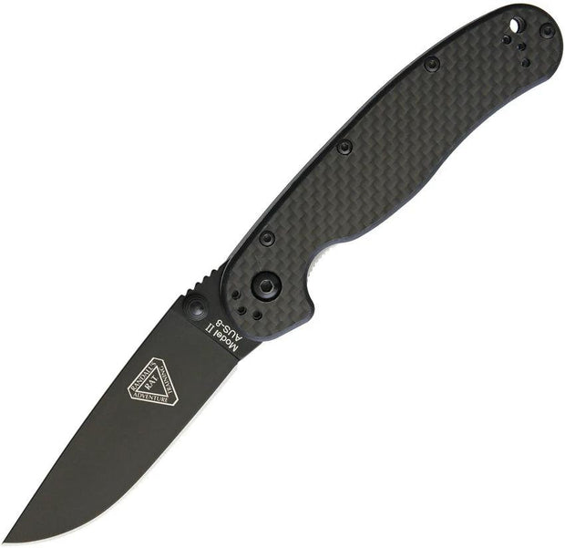 Ontario RAT II Linerlock CF 8838 Carbon Fiber Handle EDC Tactical Knife For Everyday Carry by Ontario