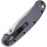 Ontario RAT I Linerlock Folding Knife Satin AUS8 Blade Gray Textured Nylon Handle EDC Everyday Carry by Ontario