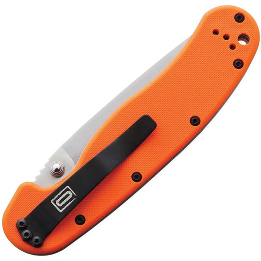 Ontario RAT I Linerlock Orange D2 Knife 5 Inch Blade - EDC Ready And High Visibility Orange Handle by Ontario