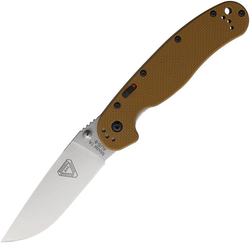 Ontario RAT IA SP Linerlock A/O Tan 8870TN by Ontario