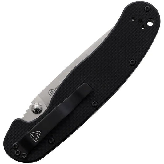 Ontario RAT 1.5 Linerlock MagnaCut Folding Knife - Satin Blade Black G10 Handle EDC Ready by Ontario