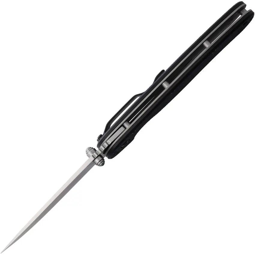 Ontario RAT 1.5 Linerlock MagnaCut Folding Knife - Satin Blade Black G10 Handle EDC Ready by Ontario