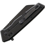 Ontario Besra Framelock 9000 Knife - Rugged EDC Framelock With AUS8 Blade And Titanium Back Handle by Ontario