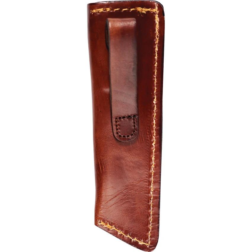 Ontario Besra Fixed Blade Knife 3.25in 1075HC Steel Full Tang Tan Canvas Micarta Handle Leather Sheath Survival by Ontario