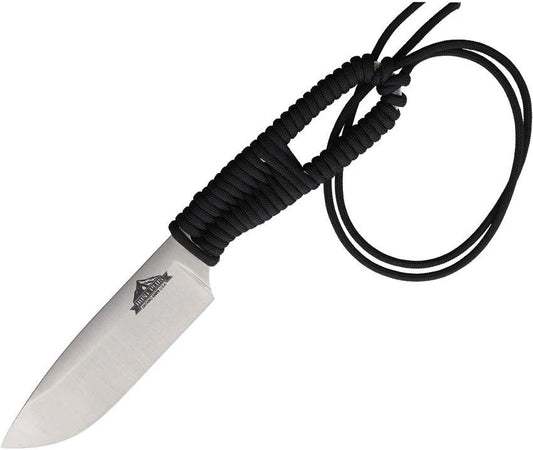 Ontario Hunt Plus Drop Point Knife Satin Blade Full Tang Cord Wrapped Handle Rugged For Outdoor Hunters by Ontario