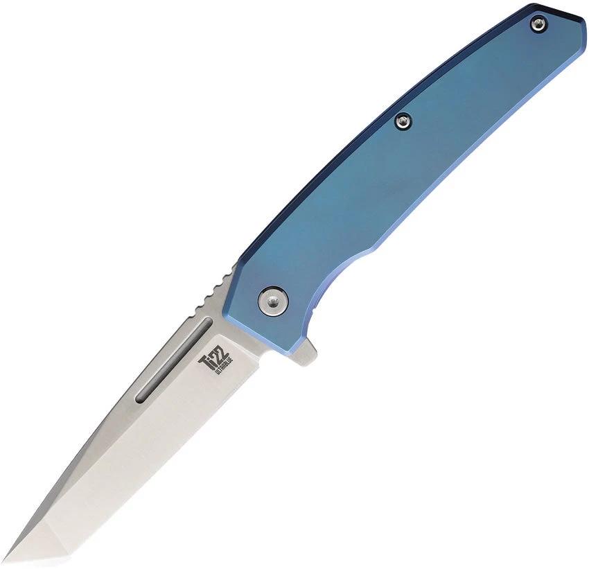 Ontario Ti22 Ultrablue Framelock 9800 by Ontario