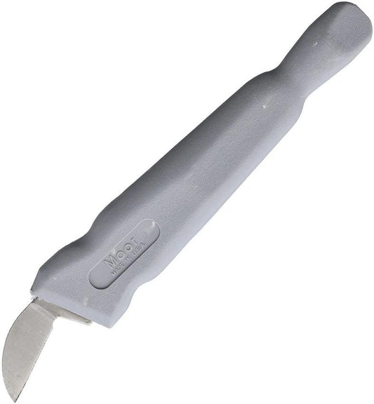 Ontario Large Chip Carving Knife CA KN011 Stainless 1.25 Inch Blade 6.5 Inch Overall Gray Handle Tube For Woodworkers by Ontario