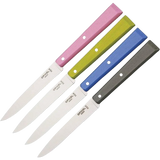 Opinel Bon Appetit Table Knife Set Four Piece Stainless 12C27 Blades Wood Handles Blue Green Purple Gray For Home Dining by Opinel