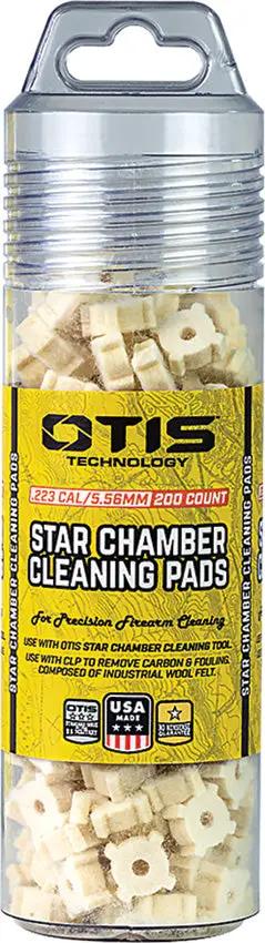 Otis Star Chamber Pads 5.56 200 Pack Even Oil And CLP Application For Clean Star Chambers by Otis
