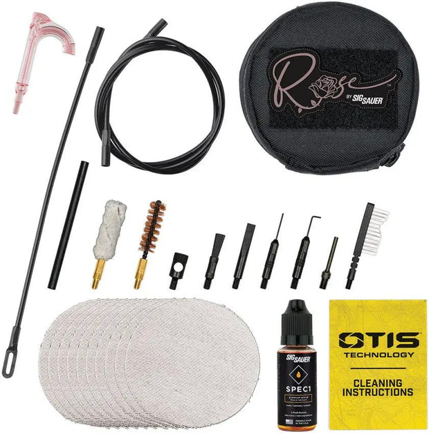 Otis 9mm Sig Rose Cleaning Kit - All-In-One Pistol Cleaning System For Sig Sauer Firearms by Otis