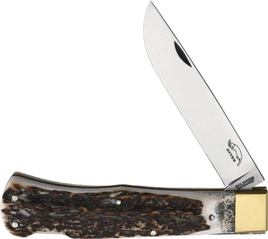 OTTER-Messer 07 Buckhorn Lockback 07 MS HH by OTTER-Messer
