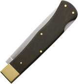 Otter Messer Worker Lockback Knife - Compact EDC With Satin Carbon Steel Blade And Green Micarta Handle by OTTER-Messer
