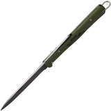 Otter Messer Mercator Lockback Knife - Carbon Steel Satin Blade With Olive Handle For Outdoor Enthusiasts by OTTER-Messer
