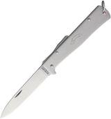 Otter Messer Mercator Clip Knife Lockback With 3.5in Satin Blade Stainless Handle Pocket Clip For EDC Enthusiasts by OTTER-Messer
