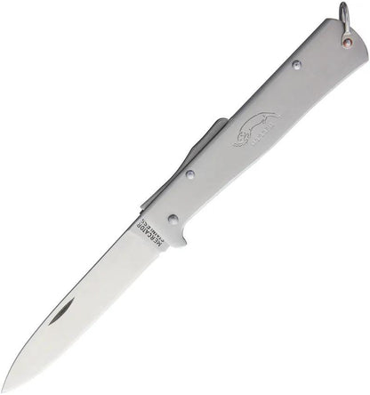 Otter Messer Mercator Clip Knife Lockback With 3.5in Satin Blade Stainless Handle Pocket Clip For EDC Enthusiasts by OTTER-Messer