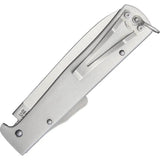 Otter Messer Mercator Clip Knife Lockback With 3.5in Satin Blade Stainless Handle Pocket Clip For EDC Enthusiasts by OTTER-Messer