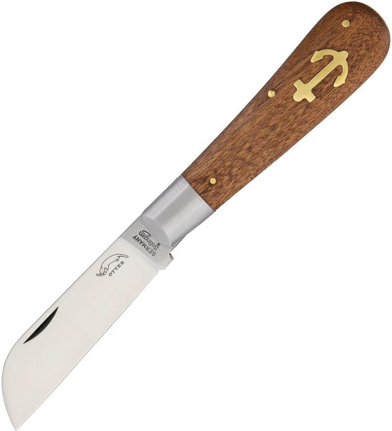 OTTER-Messer Large Anchor Knife Sapeli Wood 173 by OTTER-Messer