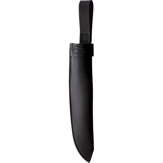 Otter Messer Boat Knife 901 R - Premium Satin Stainless Blade Full Tang With Smoked Oak Handle For Boating Pros by OTTER-Messer