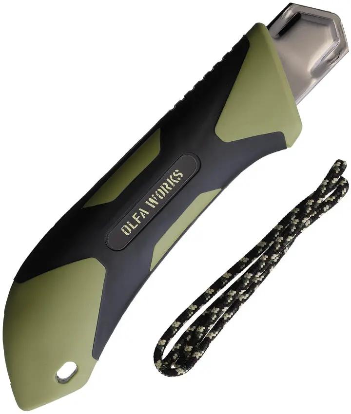 Olfa Works Bushcraft Saw OD 1172276 - Rachet-Lock Wheel Secures Blade in Any Position by OLFA WORKS