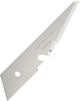 OLFA WORKS Utility Camp Knife Spare Blade - Satin Finish High Carbon Stainless Steel 4.13 Inch Blade, Pack Of Three by OLFA WORKS