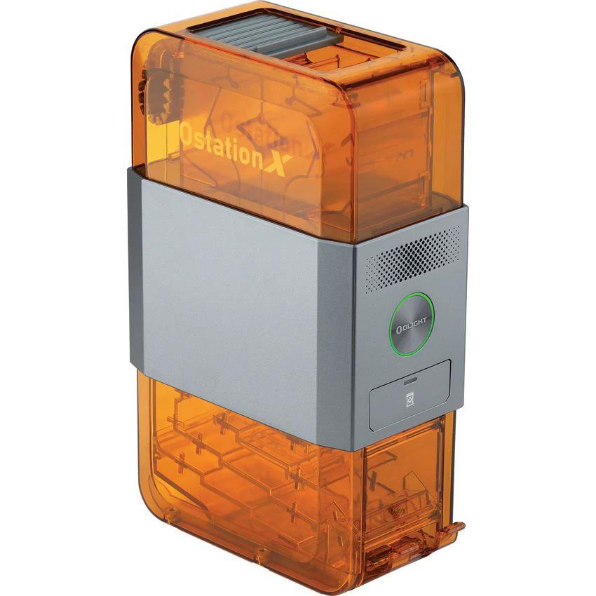 Olight Ostation X Auto Battery Charger For Tech Enthusiasts With App Control 32 Cell Capacity Waterfall Charging by Olight