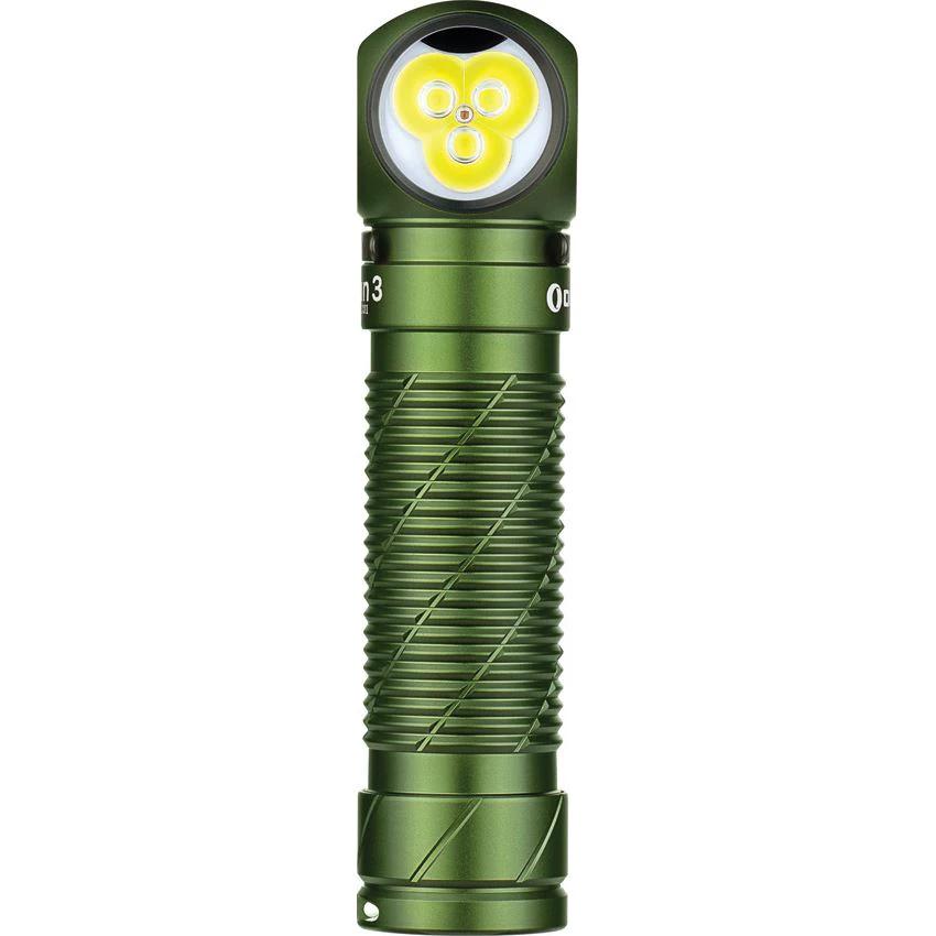 Olight Perun 3 Headlamp Rechargeable 160m Beam Waterproof Impact Resistant Dual LED Turbo High Modes For Explorers by Olight