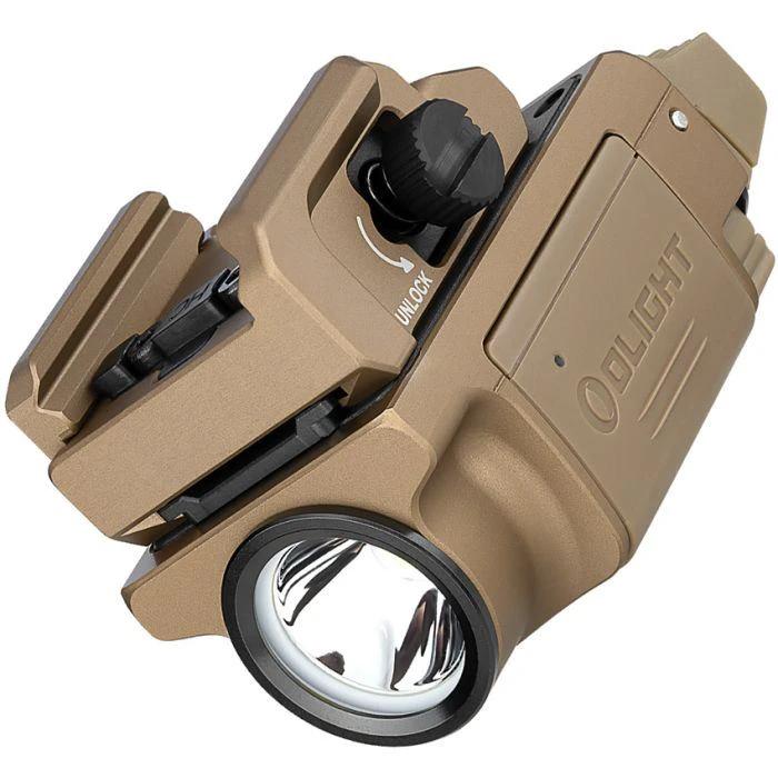Olight PL Mini 3 Tactical Light Tan For Tactical Enthusiasts Rechargeable Ambidextrous Switches 100m Beam Picatinny by Olight