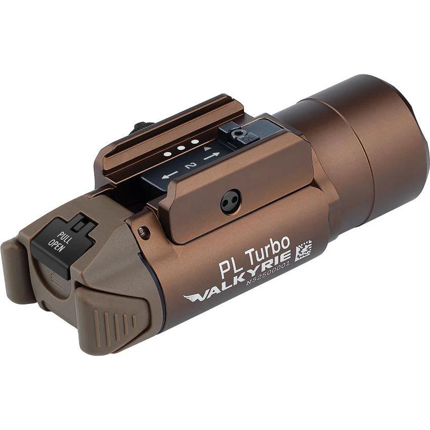 Olight PL Turbo Valkyrie Tactical Light For Pistols Ambidextrous Switch 800 Lumen Turbo 515m Beam by Olight