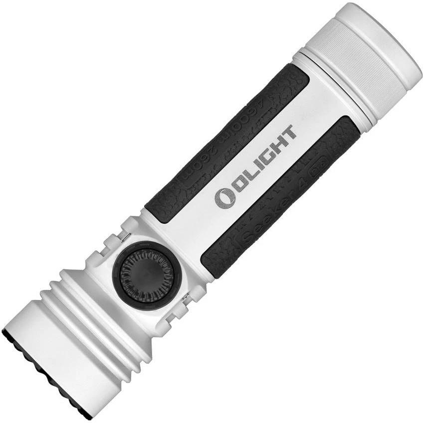 Olight Seeker 4 Pro Rechargeable Flashlight with Textured Grip for Outdoor Adventurers by Olight