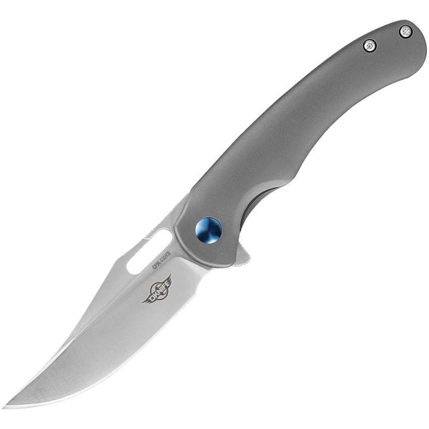 Olight Splint Linerlock Ti Premium EDC Knife With Satin Bohler N690 Blade And Titanium Handle by Olight