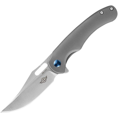 Olight Splint Linerlock Ti Premium EDC Knife With Satin Bohler N690 Blade And Titanium Handle by Olight