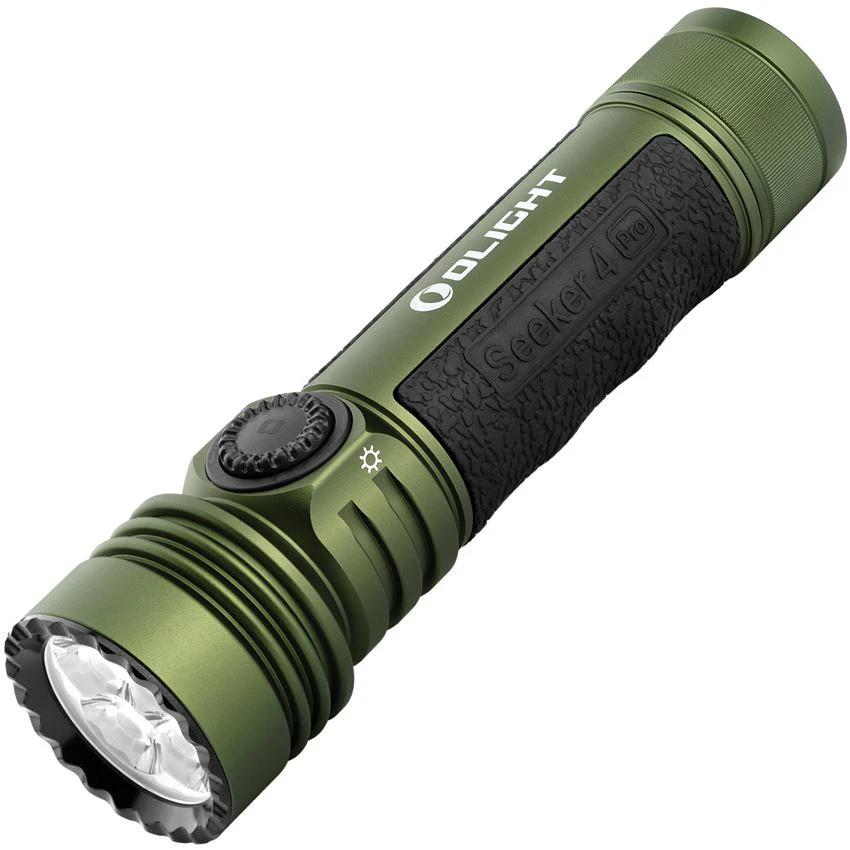 Olight Seeker 4 Pro Rechargeable Flashlight For Outdoor Enthusiasts Water Resistant High Lumens Output by Olight