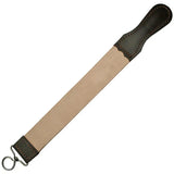 Pakistan Leather Strop 20 Inch Premium Sharpening Tool For Pros With Natural Dark Leather Sides Steel Ring And Handle by Pakistan